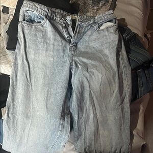 Rewash Faded Blue Denim Jeans